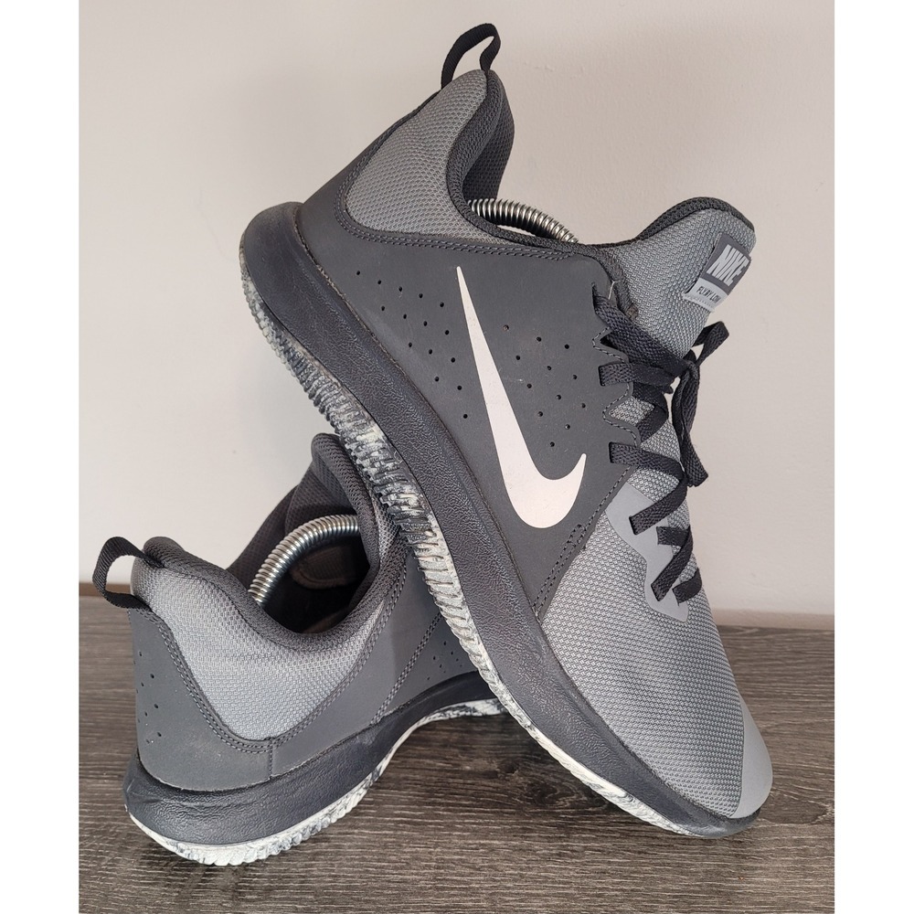 Nike Fly.By Low Dark Grey Black Basketball Shoes 908973-003 Mens Size 10 / UK 9